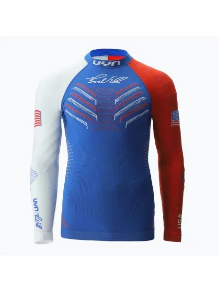 Longsleeve termoaktywny UYN Natyon USA Bode Miller LS Turtle Neck usa niebieska