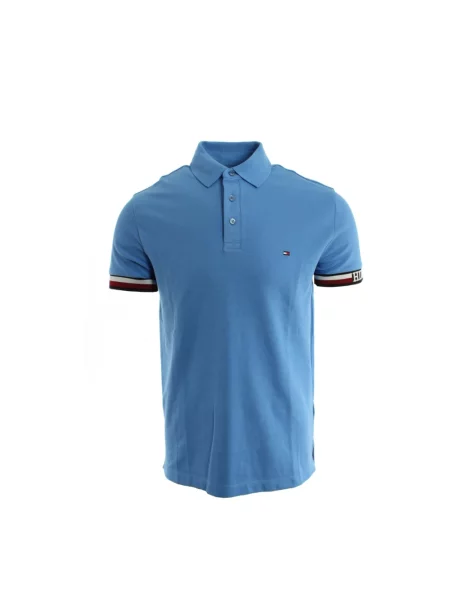 Koszulka polo Tommy Hilfiger niebieska
