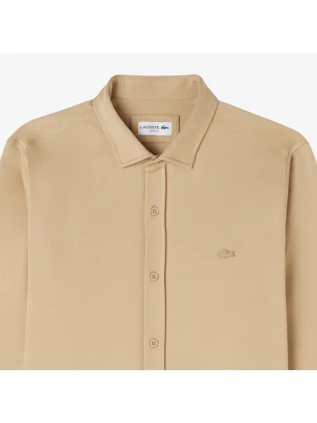 Lacoste Koszula Slim Fit beżowa