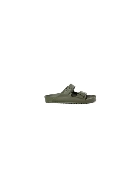Klapki Birkenstock na ramiączkach zielone