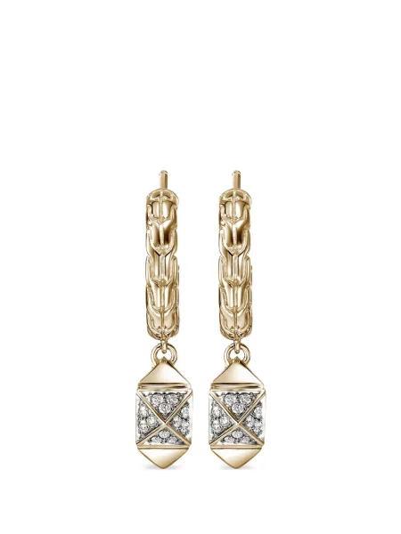 Diamant cercei John Hardy auriu