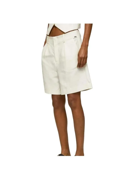 Fustă din denim Pepe Jeans bej