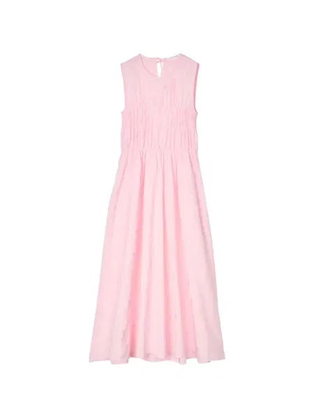 Rochie maxi Cecilie Bahnsen evazată roz