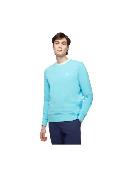 Bluza Brooks Brothers z dżerseju niebieska