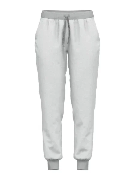 TOM TAILOR Pantaloni de pijama gri / amestacat alb