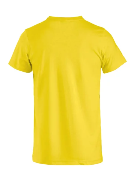 Clique Basic-T Junior T-shirt juniorska – lemon biała