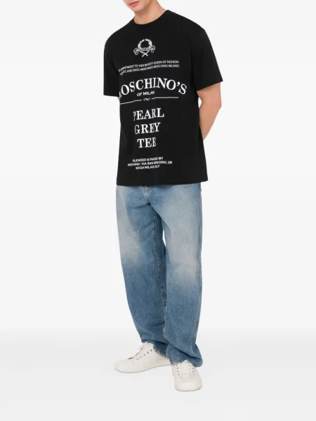 Tricou Moschino cu imagine negru