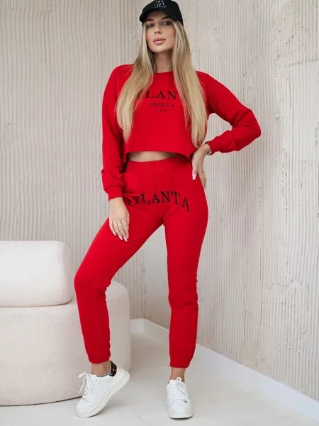 Kalhoty Kesi červené