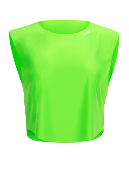Winshape Sport top verde neon alb