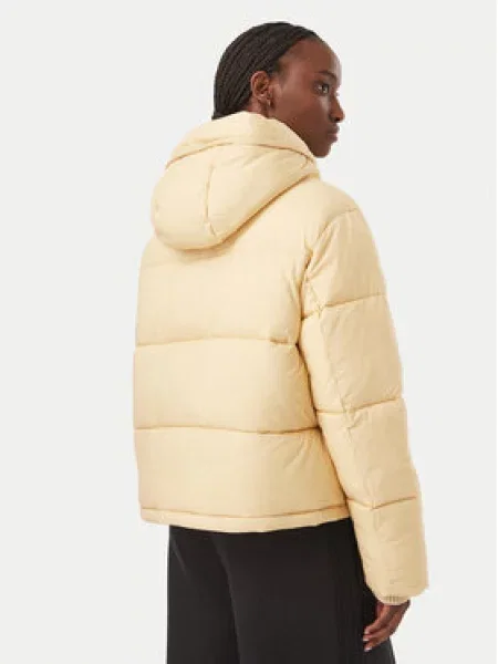 Zimní bunda Tommy Jeans béžová