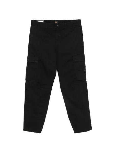 Pantaloni cargo Boss cu autograf negru