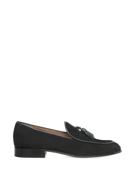 Pantofi loafer Gianvito Rossi din piele de căprioară negru