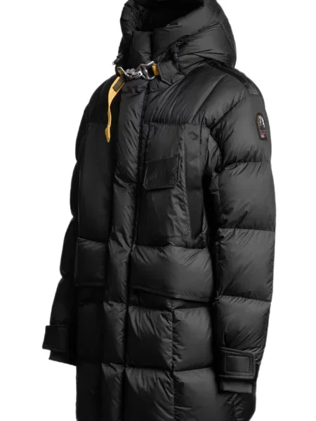 Palton Parajumpers cu glugă negru