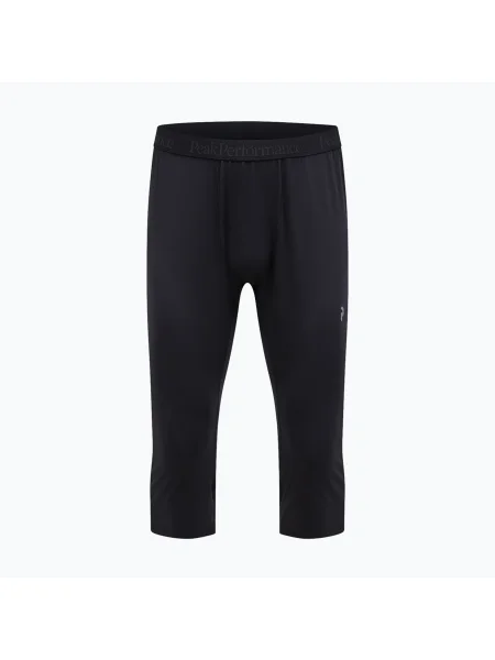 Férfi termikus aktív nadrág Peak Performance Spirit Short John fekete. Méret: M fekete