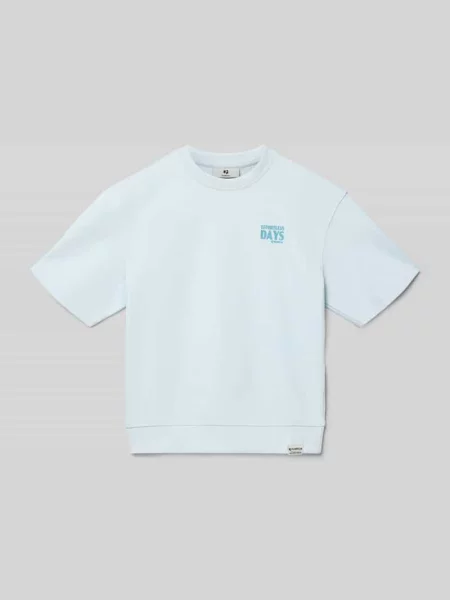 Koszulka z nadrukiem logo krój regular fit Garcia