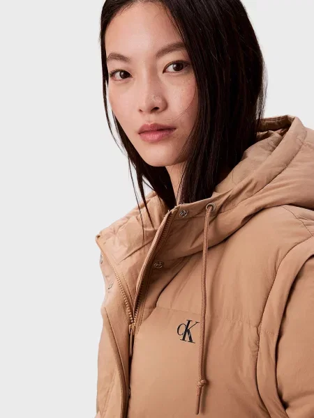 Джинсова куртка Calvin Klein Jeans бежева