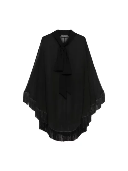Lniana kurtka Elena Miro' elegancka czarna