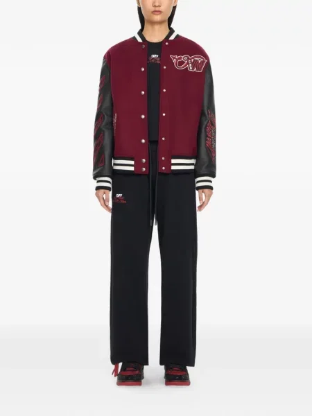 Geacă bomber Off-white alb