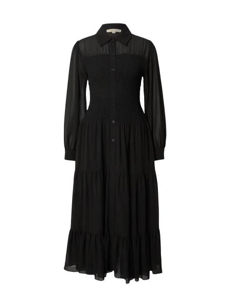 MICHAEL Michael Kors Dolga srajca SMOCK' črna