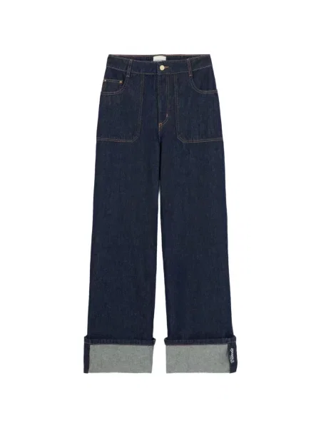 Blugi cu picior larg Claudie Pierlot albastru