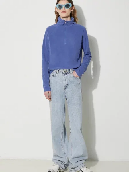 Sportska dukserica Columbia Glacial IV tamno bez uzorka plava