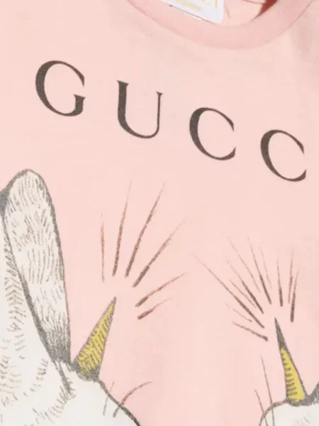 Koszulka dziecięca Gucci różowa