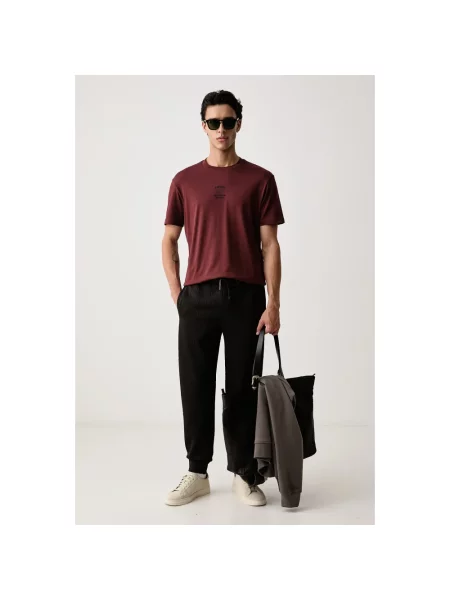 Armani Exchange spodnie dresowe czarne