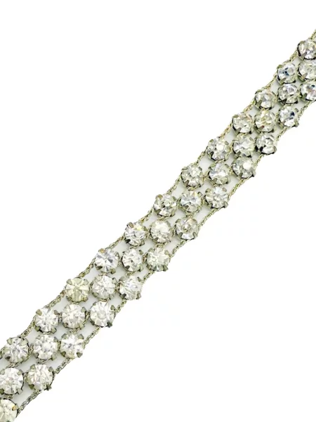 Колан Jennifer Gibson Jewellery с панделка сребристо