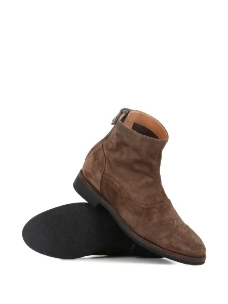Botine Alberto Fasciani din piele de căprioară maro