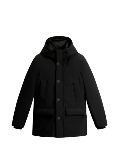 Geacă Woolrich cu glugă negru