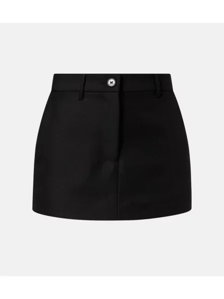 Fustă Balenciaga de lână negru
