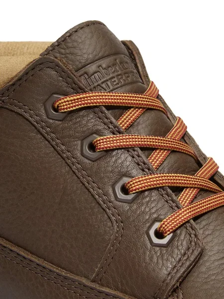 Μποτάκια Timberland με κορδόνια με δαντέλα καφέ