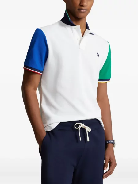Boxeri Polo Ralph Lauren plisat cu broderie din piele gri