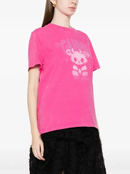 Tricou Ganni roz