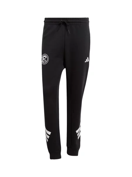 ADIDAS PERFORMANCE Sportovní kalhoty Fortuna Düsseldorf černá bílá