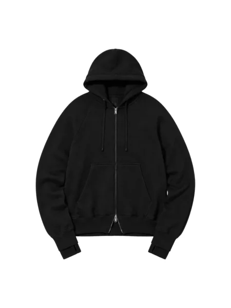 Bluza z kapturem Thom Krom z kapturem czarna