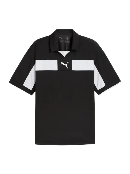 PUMA Funkcionalna majica TeamCLASSIC črna bela