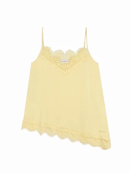 OH APRIL Top Tami deschis galben