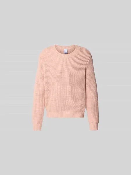 Sweter o kroju oversized z imitacji dzianiny Won Hundred różowy