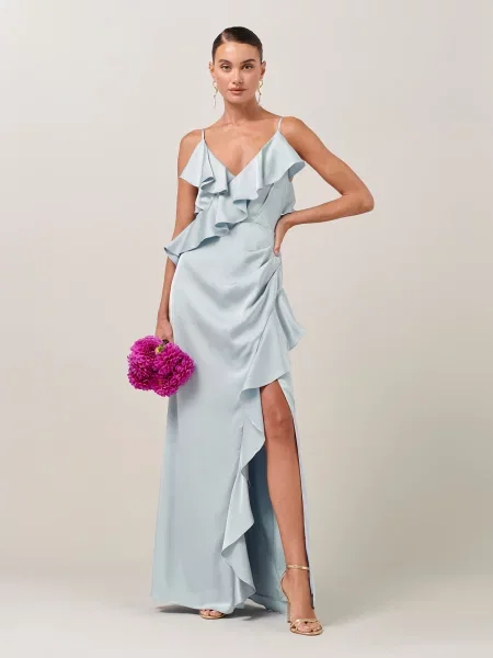 Sável Rochie de seară Eloise pastel albastru