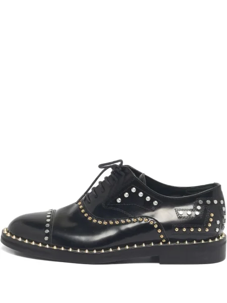 Oxford Zadig&voltaire cu tepi din țesătură twill negru