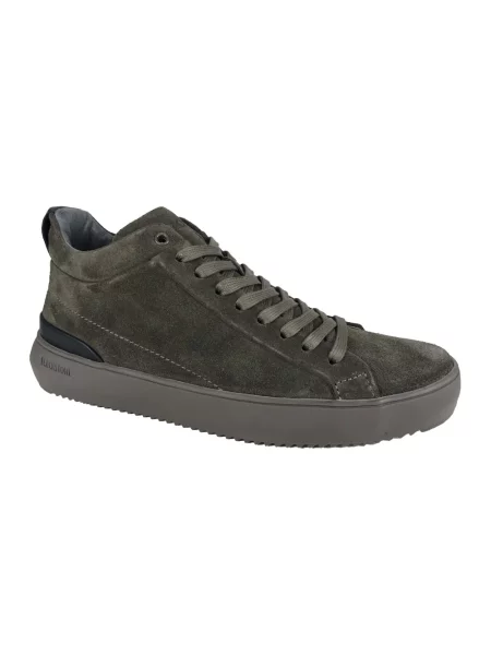 Sneakersy Blackstone skórzane zielone