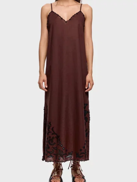 Сарафан Bimba Y Lola коричневий