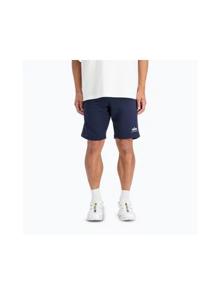 Шорти Alpha Industries Basic Small Logo II ультра темно-синього кольору сині
