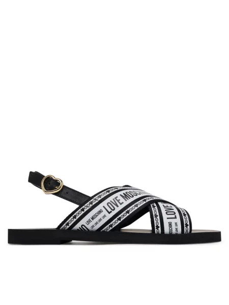 Sandały LOVE MOSCHINO czarne