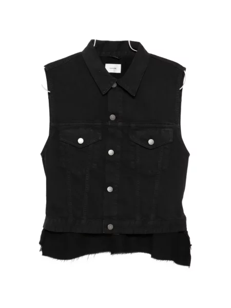 Vestă Haikure cu franjuri negru