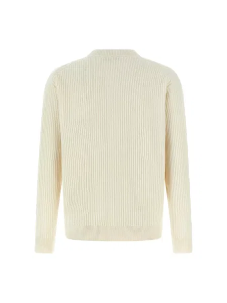 Kardigan Maison Kitsune wełniany beżowy
