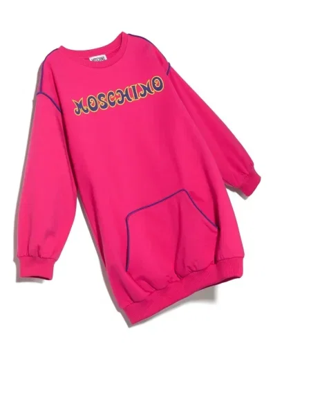 Sukienka dziecięca Moschino różowa