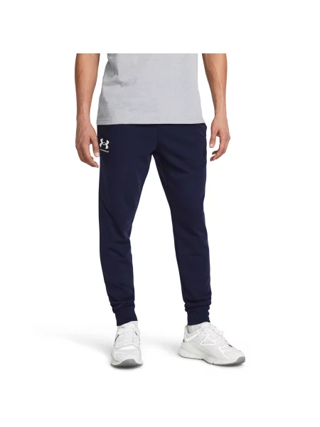 Pantaloni de trening Under Armour din material terry negru