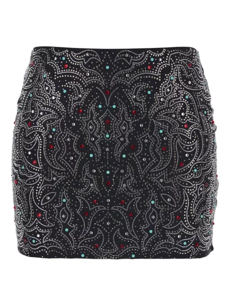 Fustă Venuja cu paiete negru